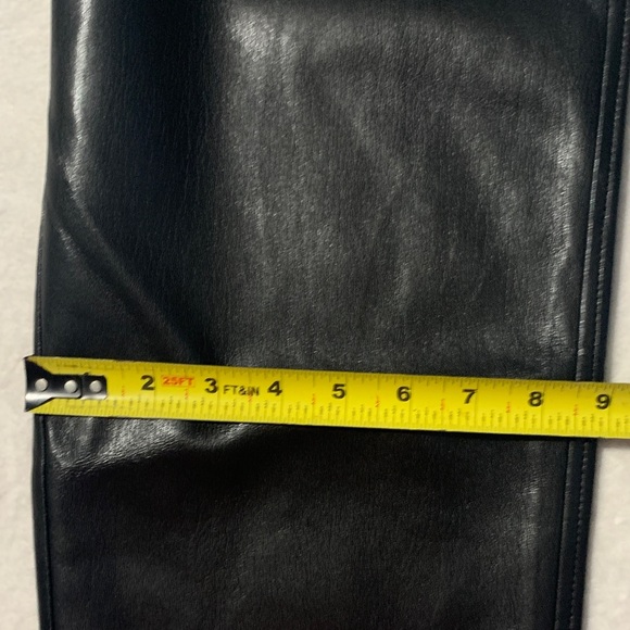 Babaton Black faux Leather Trousers - Picture 9 of 10